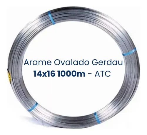 Bola Ovalado Arame Liso Cerca Rural 1000m - Gerdau